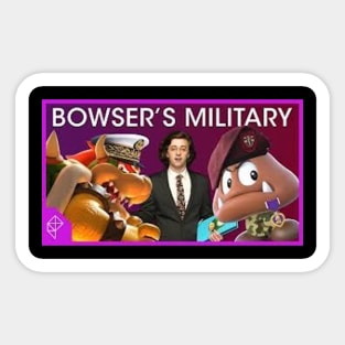 BDG Bowser's Military Sticker